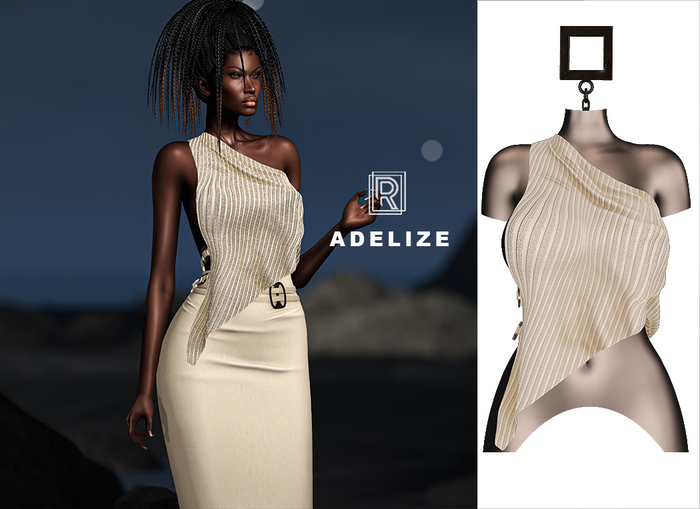 RAPTURE-Top Adelize-Winter White