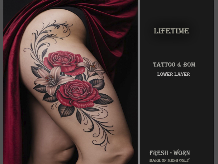 Lifetime Bom Tattoo 0186