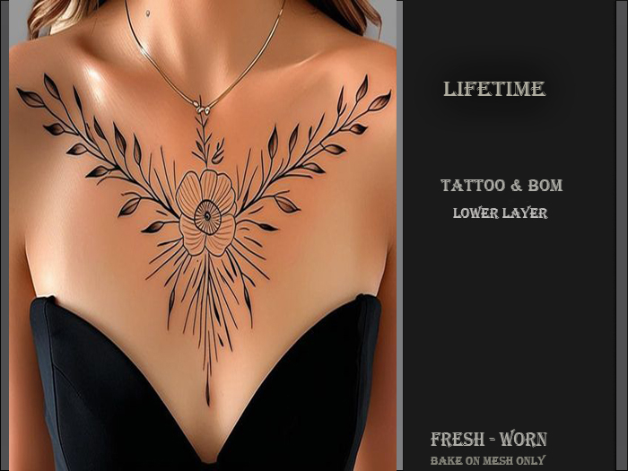 Lifetime Bom Tattoo 0187