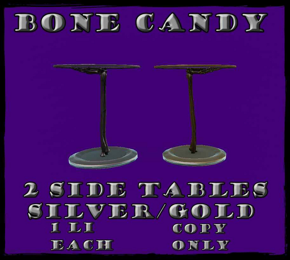Bone Candy~Skelly Side Tables~