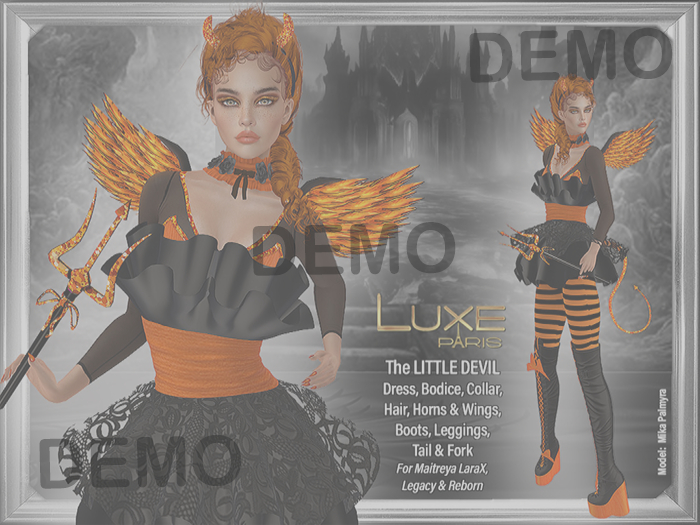 LUXE Paris DEMO LITTLE DEVIL Womens Ensemble
