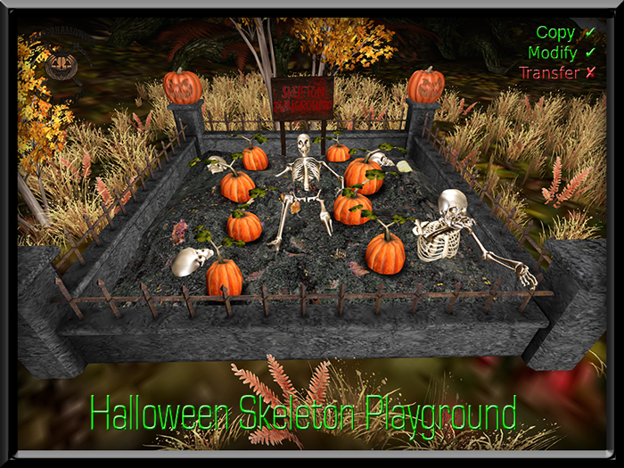 HALLOWEEN SKELETON PLAYGROUND