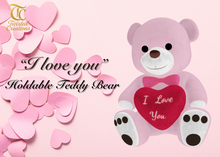 TC - I Love You Holdable Pink Teddy Bear