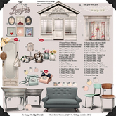 -tb- Charmant Settee - Eggshell