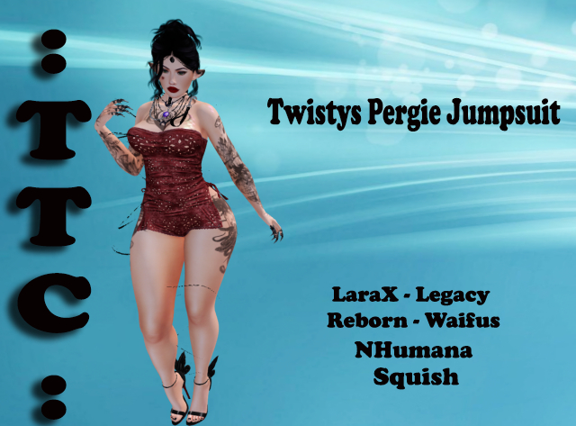 :TTC: - Twistys Pergie Jumpsuit - Red