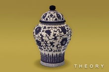 :: THEORY :: Lidded Vase - Urn and Sunflower Pattern
