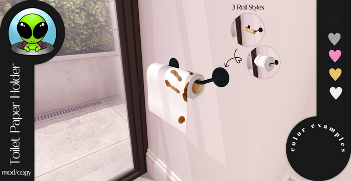 Gnarly. - Toilet Paper Holder Set - Black
