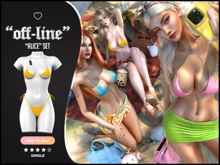 "Off-Line" x "Alice" Set / Star 