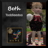 H.O.P.E. BETH ROMPER TODDLEEDOO BABY HEARTS