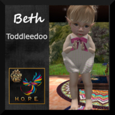 H.O.P.E. BETH ROMPER TODDLEEDOO BABY PINK DOTS