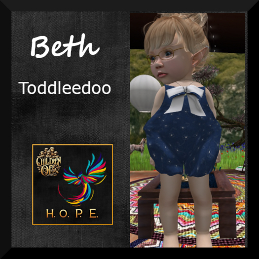 H.O.P.E. BETH ROMPER TODDLEEDOO BABY DENIM