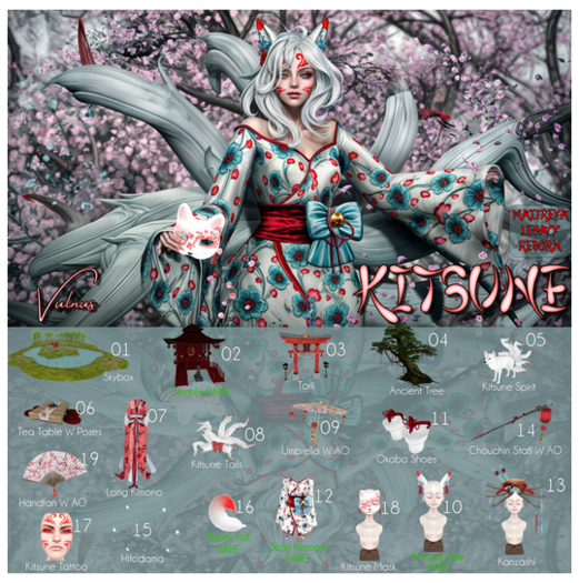 16. Kitsune Bento Tail RARE