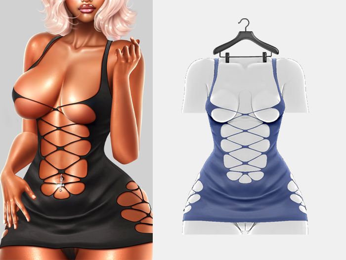 Madison - Bulma Dress - Blue