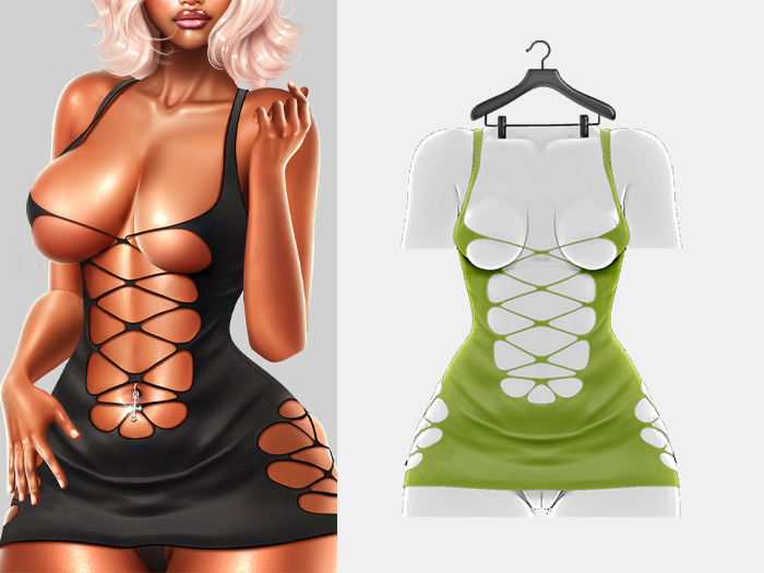 Madison - Bulma Dress - Neon