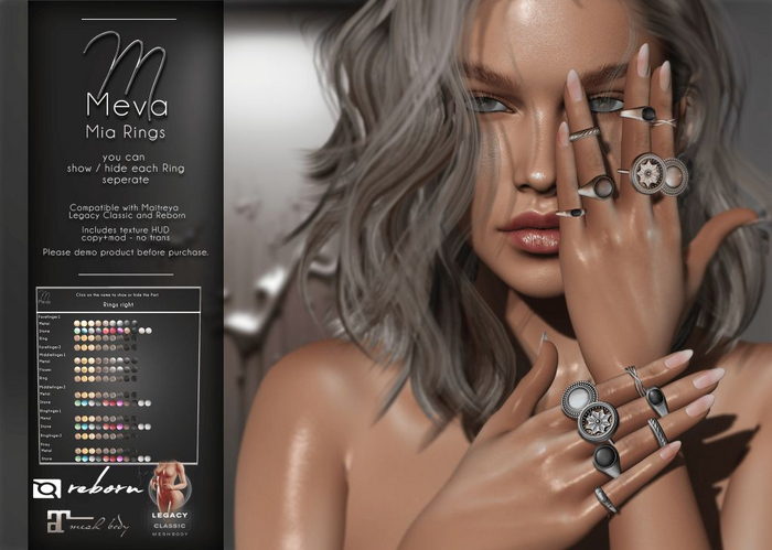 Meva Mia Rings