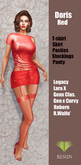 Res_Doris Skirt outfit red