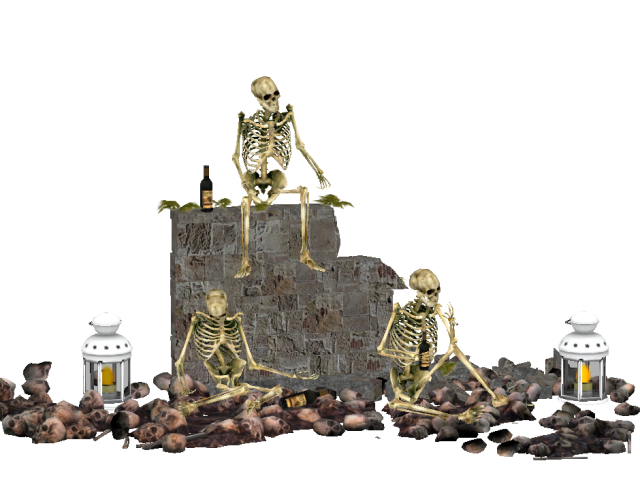 Halloween Skeleton Decor
