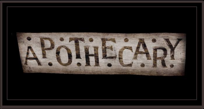 IONIC : Apothecary sign