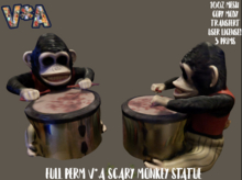 FULL PERM V*A SCARY MONKEY STATUE