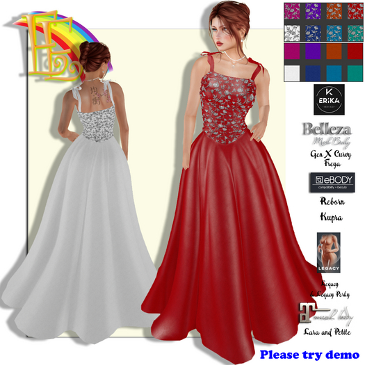 E&E Kai-Ming Gown Night Glow