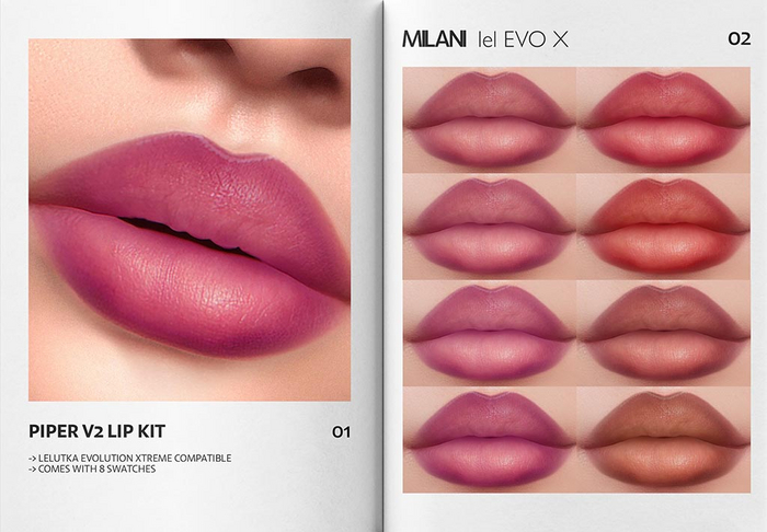 MILANI - "PIPER V2" LIP KIT / DEMO