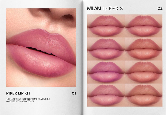 MILANI - "PIPER" LIP KIT / DEMO