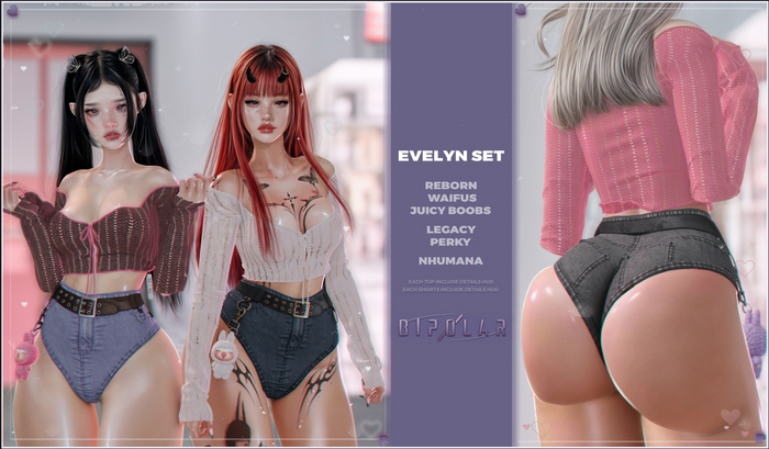 Bipolar - Evelyn Top - Fatpack
