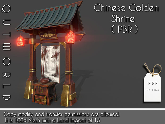 .::QUTWORLDT Chinese Golden Shrine_PBR::.FP