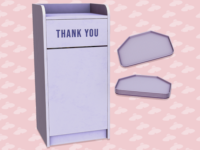 Amalgam: Trash Bin -  Lavender [add]