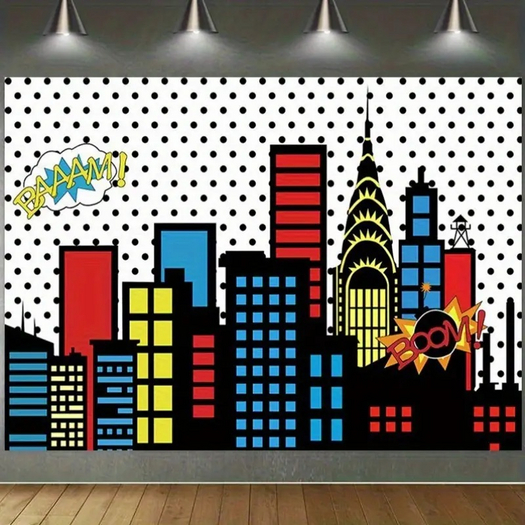 SUPERHERO CITY TEXTURE