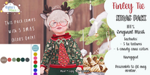 Kylee's Place-Finley Tie-XMAS- Unpacker - [Wear Me]