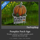 TPS Pumpkin Patch Sign