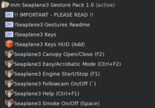 mm Seaplane3 Gesture Pack GIFT