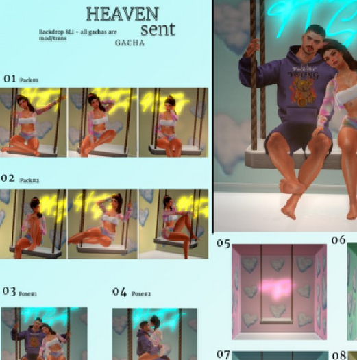 5.::IDK::.Heaven Sent GACHA - backdrop Pink