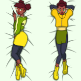 APRIL O'NEIL - ROTTMNT - BODYPILLOW