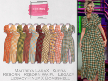 [COSMOS] Karla Wrap Dress Pattern / 10 Colors Fatpack