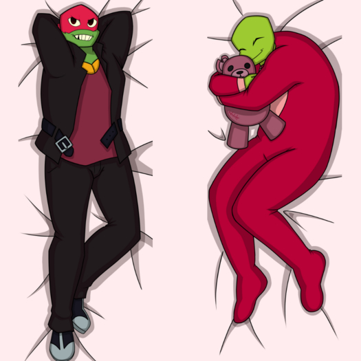 RAPHAEL - ROTTMNT - BODYPILLOW
