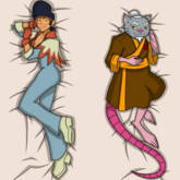SPLINTER/LOU-JITSU - ROTTMNT - BODYPILLOW