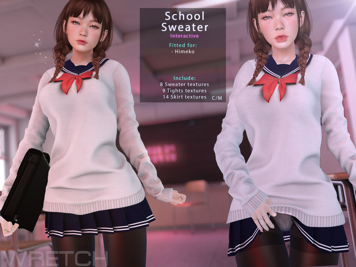 :: Wretch :: School Sweater Himeko