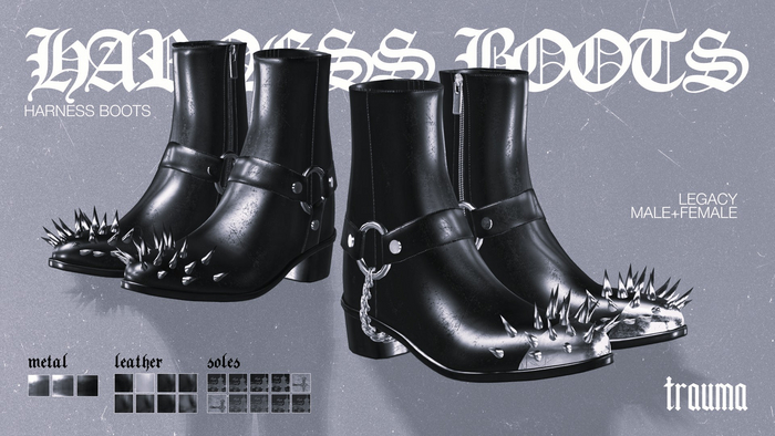 [TRAUMA] - Harness Boots DEMO [Legacy M+F]