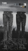 [TRAUMA] - Metal Head Pants (Denim) [Legacy M]