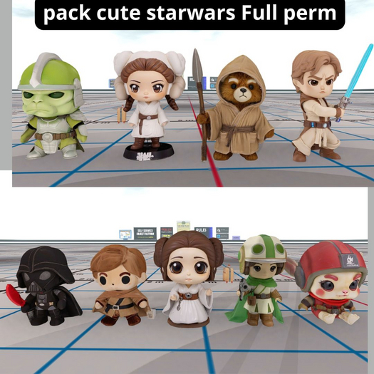 (AL) pack cute starwars Full perm