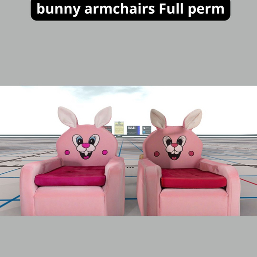 (AL) bunny armchairs Full perm