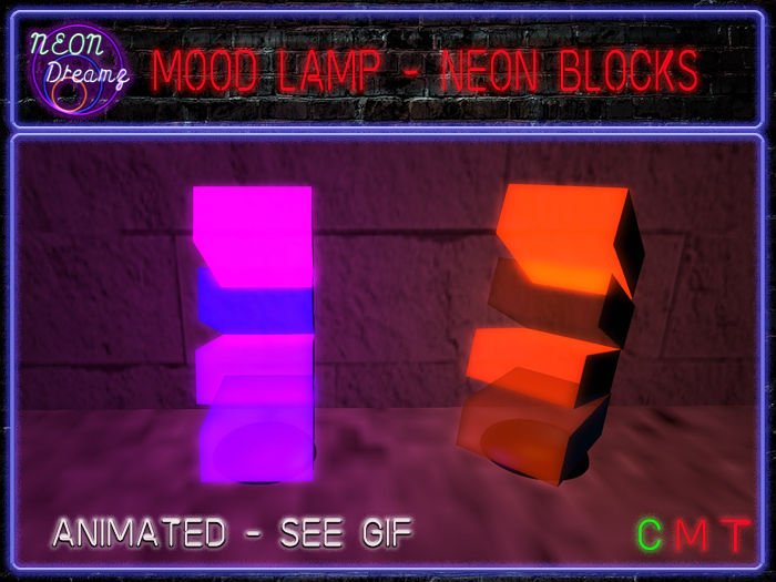 Neon Dreamz - Neon Blocks Mood Light
