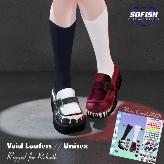 SOFISH // Void Loafers // Unisex // Rebirth // FATPACK