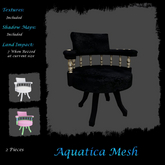 Aquatica Mesh - AM026251 Dark Academia Chair