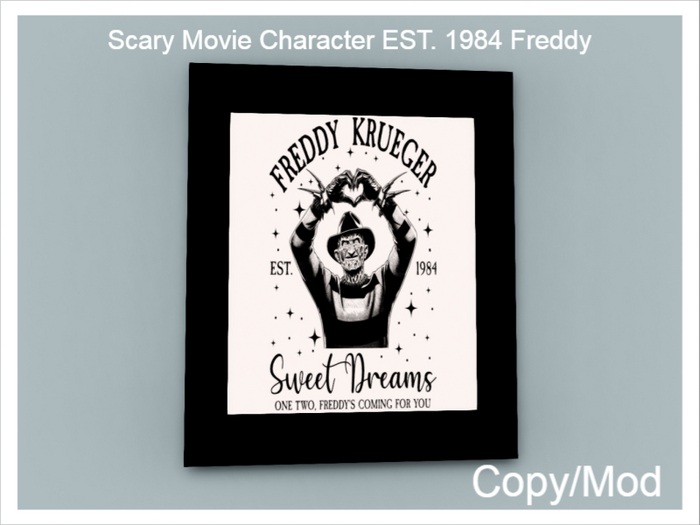 *CC* Scary Movie Character EST. 1984 Freddy 