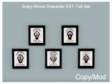 *CC* Scary Movie Character EST. Full Set 