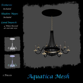 Aquatica Mesh - AM026255 Dark Academia Chandelier