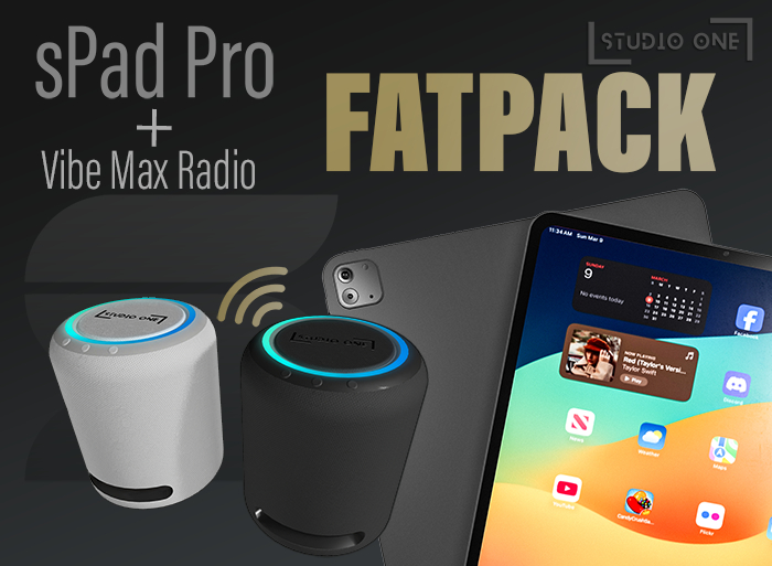 StudioOne - sPad Pro and Vibe Max Fatpack